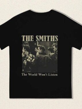 The Smiths Band T-Shirt, Retro Unisex Music Graphic Tee, Gift for Music Fans